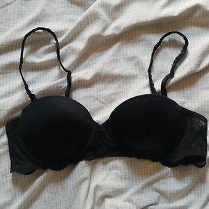 Victoria's Secret Pink black bra, 34A